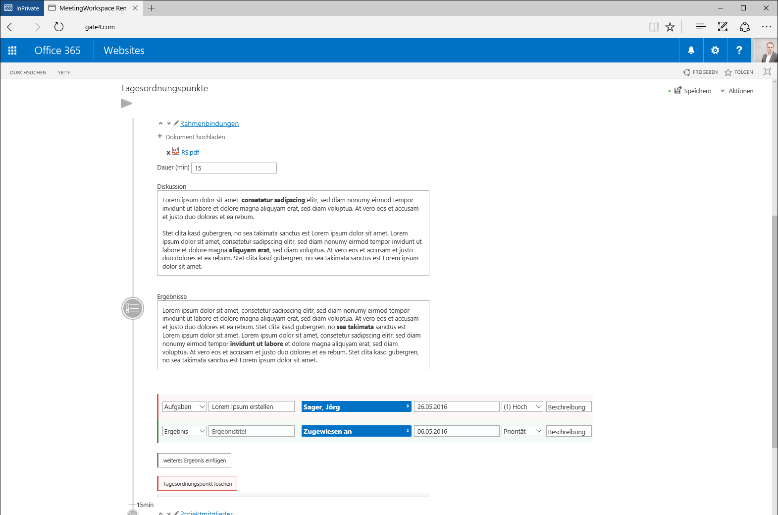 SharePoint Meeting Workspace › Gate20 In Sharepoint 2013 Meeting Workspace Template